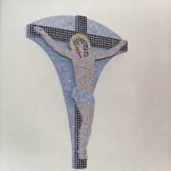 Scultura in mosaico tridimensionale "Cristo "