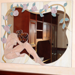 Specchio mosaico  " donna "