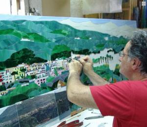 Enzo Provenzano al lavoro