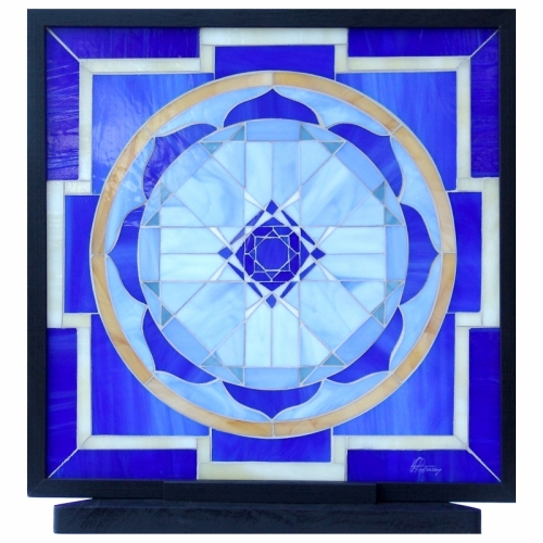 Quadro Yantra  Saturno a mosaico