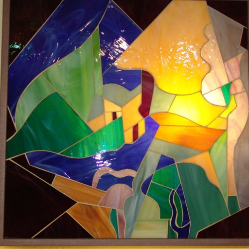 Quadro lampada moderna