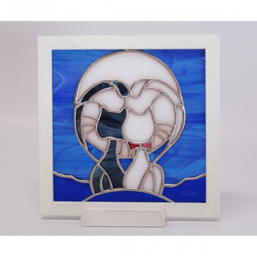 Quadro " Gatti innamorati "