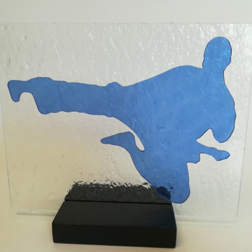 Arti marziali  figura n. 3 quadro di misura cm. 22 x cm. 17,5