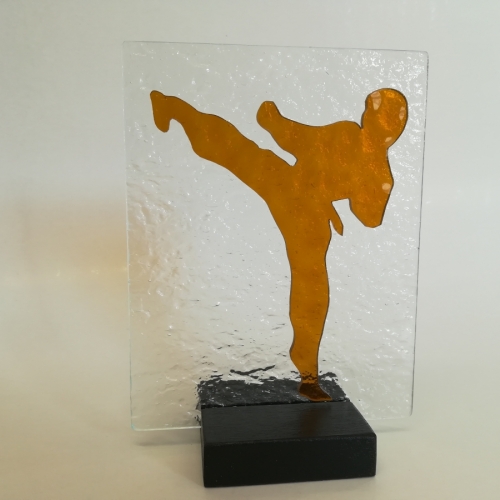 Arti marziali  figura n. 4  quadro di misura  cm. 14 x cm. 18