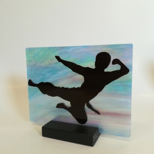 Arti marziale  figura n. 1  quadro di misura cm.22 x cm. 16,5