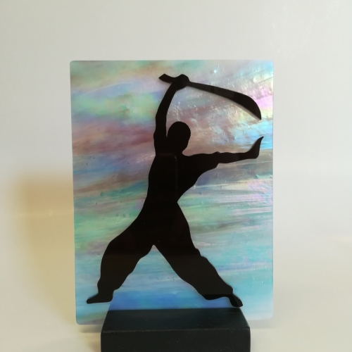 Arti marziale  figura n. 2 quadro di misura cm. 15,5 x cm. 20,5  