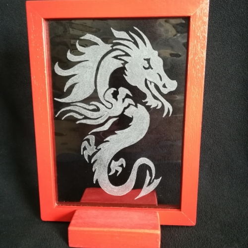 Drago  misura cm. 13,5 x cm. 19