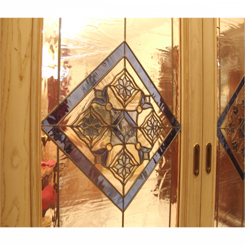 particolare della vetrata 