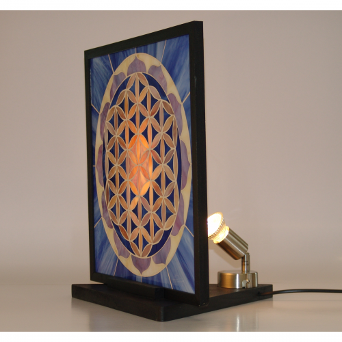 Lampada   Mandala Fiore della vita  