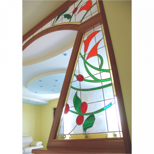 vetrata pannello  " Calle " ingresso salone