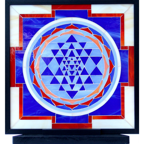 Quadro Sri Yantra a mosaico