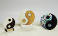 Yin Yang, in vetro a mosaico e con saldatura continua
