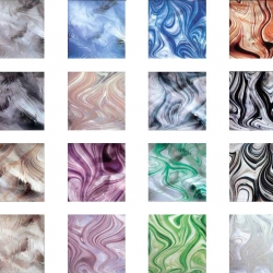 Vetri pregiati per lavori artistici