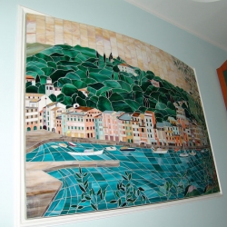 Quadro mosaico  "Portofino"